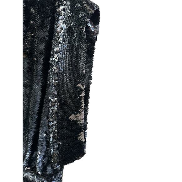 $620 IRO Gray Anthracite Miracle Sequin Mini Dress Sz 36/4/Small - Picture 7 of 12